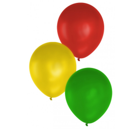 Ballonen ro/ge/gr 25cm