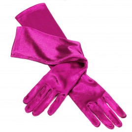 Handschoen Satijn Roze