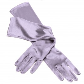 Handschoen Satijn Zilver